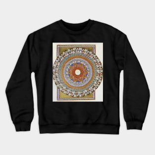 Saint Hildegard von Bingen's Vision - Scivias - Choirs of Angels Crewneck Sweatshirt